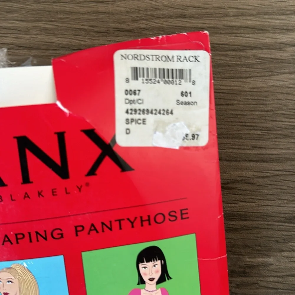 New Spanx Spice D Original Footless Control Top Pantyhose